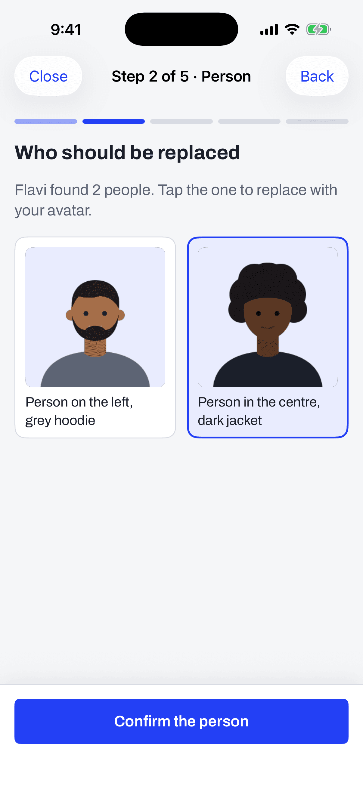 Who should be replaced: Flavi found two people in the clip